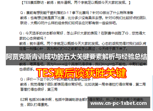 阿贾克斯青训成功的五大关键要素解析与经验总结 阿贾克斯青训成功的五大关键要素解析与经验总结